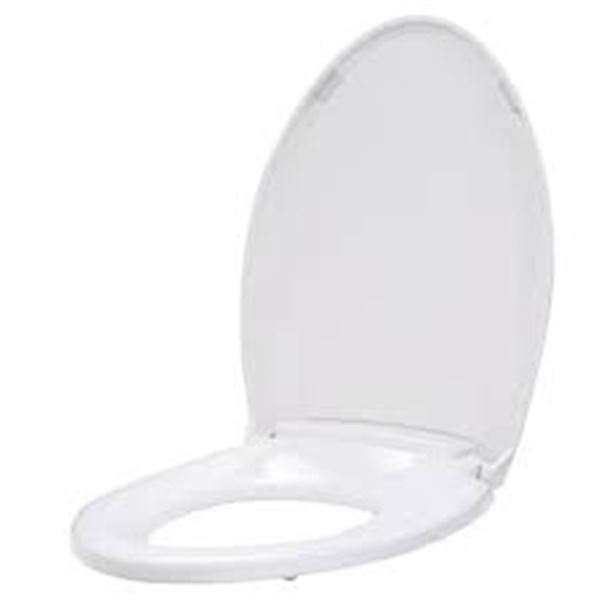 NEW LUMAWARM HEATED NIGHTLIGHT TOILET SEAT ELONGAT
