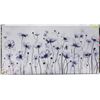 Image 2 : NEW VEAEE FRAMED FLOWERS CANVAS WALL ART 40 X 20"
