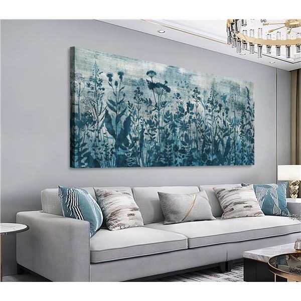 NEW SHOCI FLOWER WALL ART CANVAS 50 X 100CM