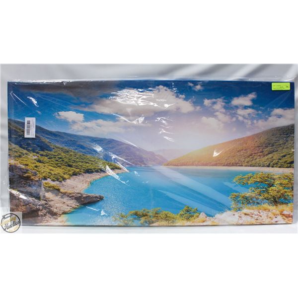 NEW CANVAS WALL ART LANDSCAPE 40 X 20"