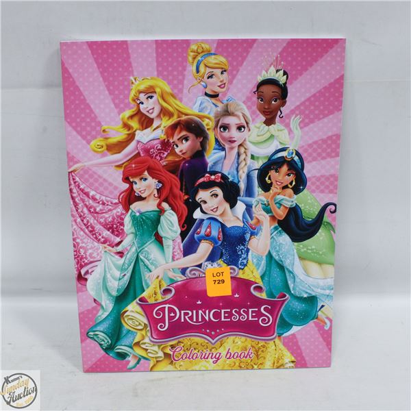 NEW PRINCESSES COLOURING BOOK