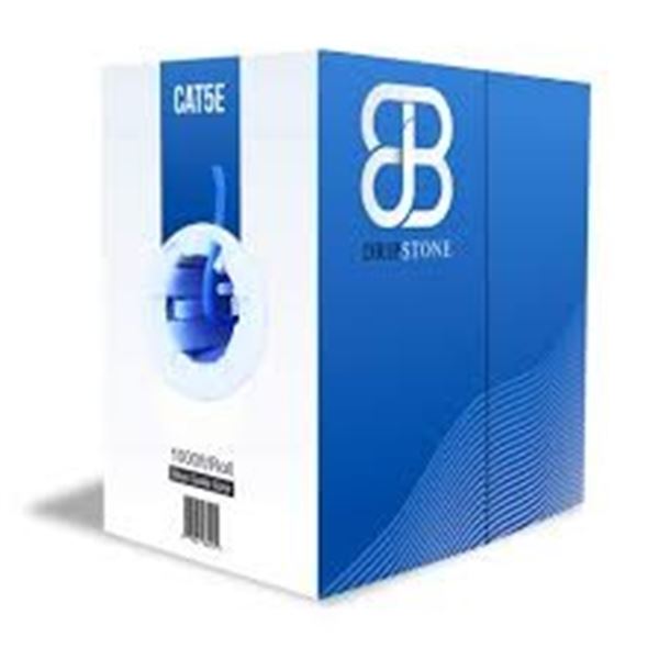 NEW W BOX DRIPSTONE CAT 5 1000FT ETHERNET CABLE