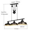 Image 1 : BRAND NEW 3-LIGHT PULLEY PENDANT LIGHT
