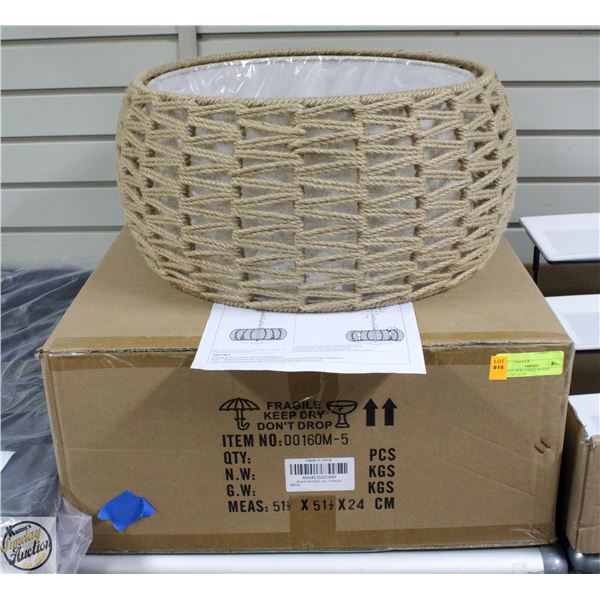 BRAND NEW 5-HEAD WOVEN CEILING LIGHT