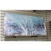 Image 2 : NEW ABSTRACT WHITE TREE CANVAS WALL ART 20 X 40"
