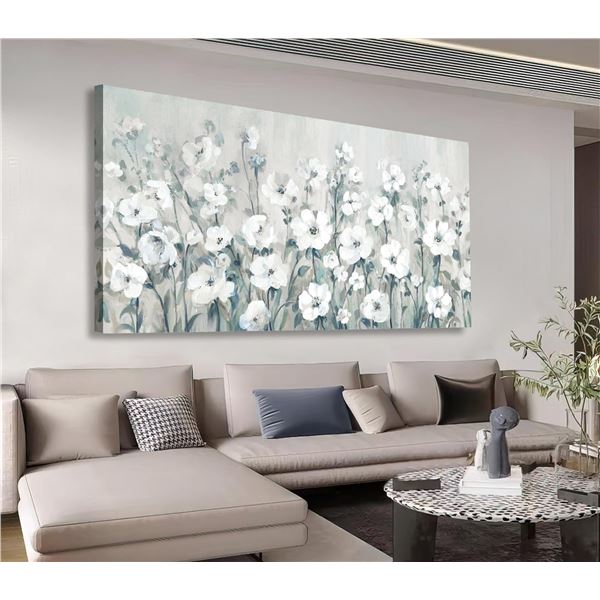 NEW 60 X 120CM SHOCI FLOWERS CANVAS ART