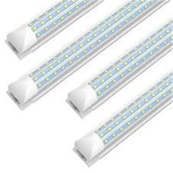 NEW REPACKED 4PK SHOPLED D-SHAPE LED SHOP LIGHTS