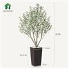 Image 1 : BRAND NEW CROSOFMI 6FT ARTIFICIAL OLIVE TREE BROWN