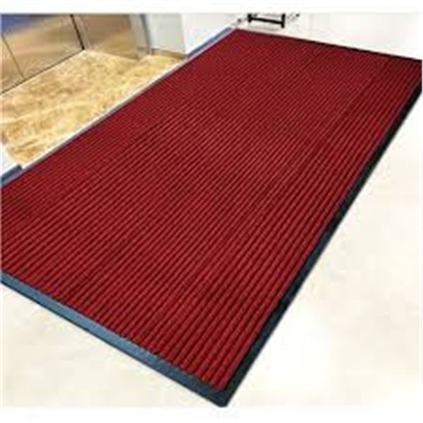 NEW ITINA MAT RUBBER RED-BLACK WINE 3 X 10'