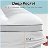 NEW MEMORY FOAM 8-21 INCH DEEP POCKET