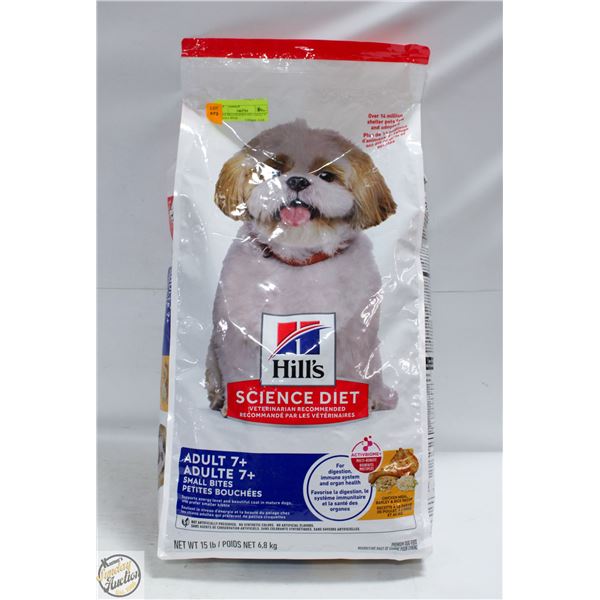 15LB HILLS SCIENCE DIET ADULT 7+ SMALL BITES