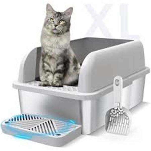 BRAND NEW SUZZIPAWS ENCLOSED STEEL CAT LITTER BOX
