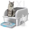 Image 1 : BRAND NEW SUZZIPAWS ENCLOSED STEEL CAT LITTER BOX