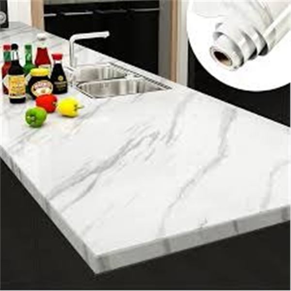 NEW YENHOME 60CM X 5M WHITE COUNTERTOP PAPER