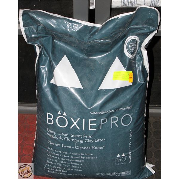 40LBS BOXIEPRO PROBIOTIC CLUMPING CLAY LITTER