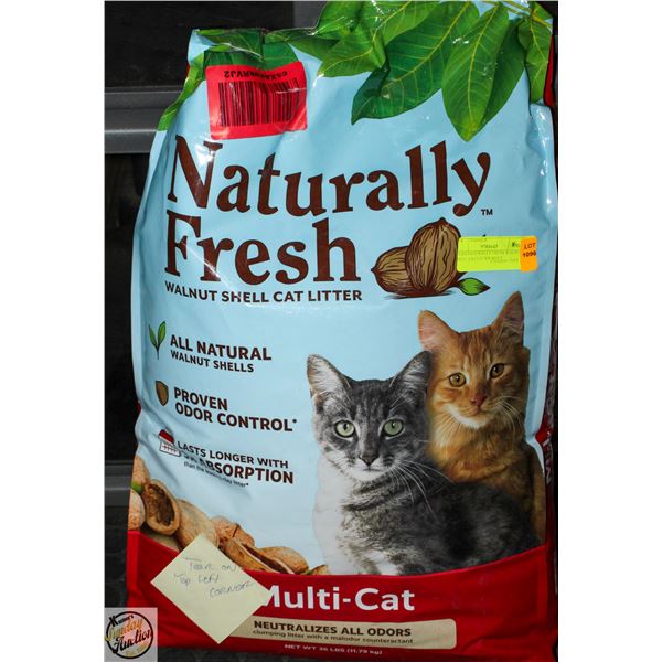 26LB NATURALLY FRESH WALNUT SHELL MULTI-CAT LITTER