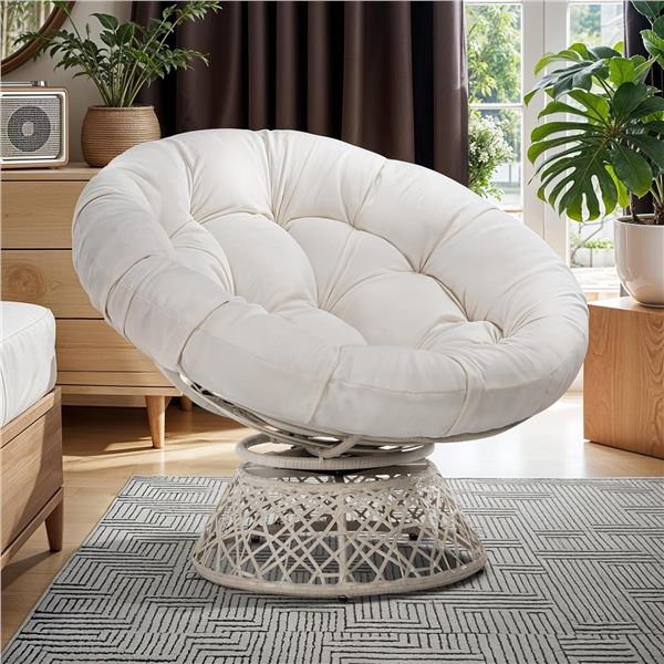 NEW ASSEMBLED BME PAPASAN CHAIR WITH CUSHION