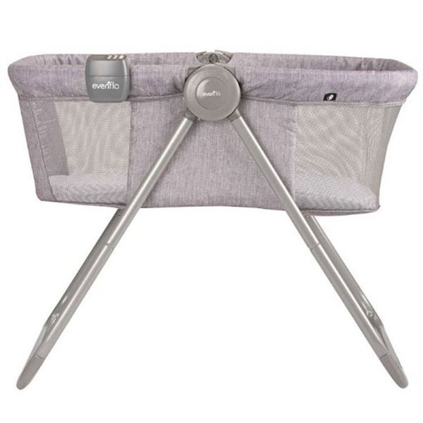 NEW ASSEMBLED EVENFLO BASSINET W/BLUETOOTH MODULE