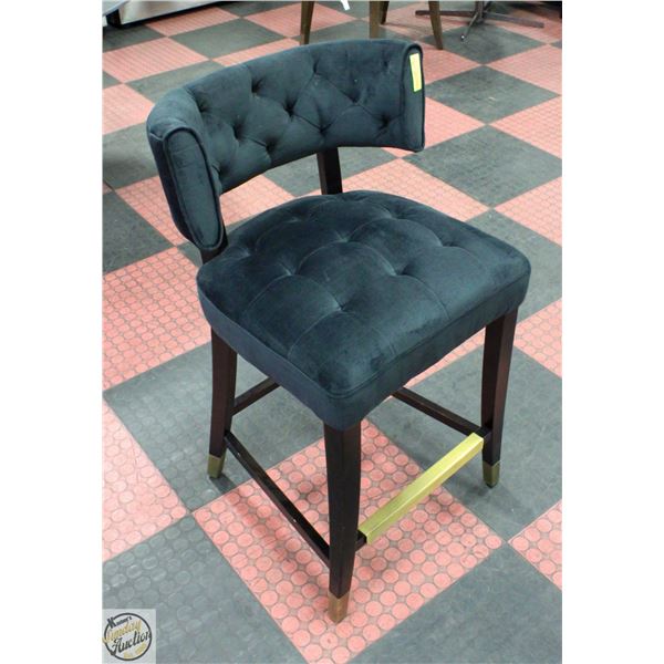 SHOWHOME FLOOR MODEL SUNPAN TATUM STOOL NAVY