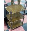 VINTAGE BARLEY TWIST WOOD 3 TIER 3FT STAND