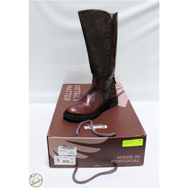 FREIGHT CLAIM: CASTA ROMA TALL BOOT SIZE 38 RED