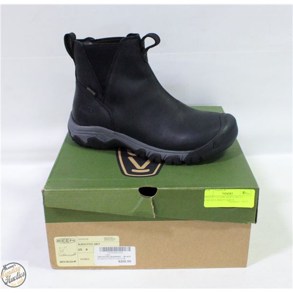 FREIGHT CLAIM: KEEN GRETA CHELSEA BOOTS SIZE 8