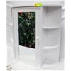 Image 1 : WALL MOUNT WHITE CABINET H-24.75" W-7" L-26"