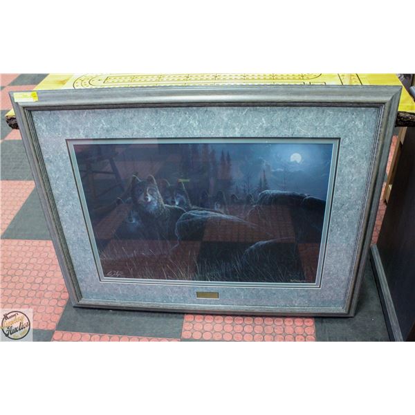 MOONLIT HUNTERS ROD TRIBIGER 33.5" X 43.5"