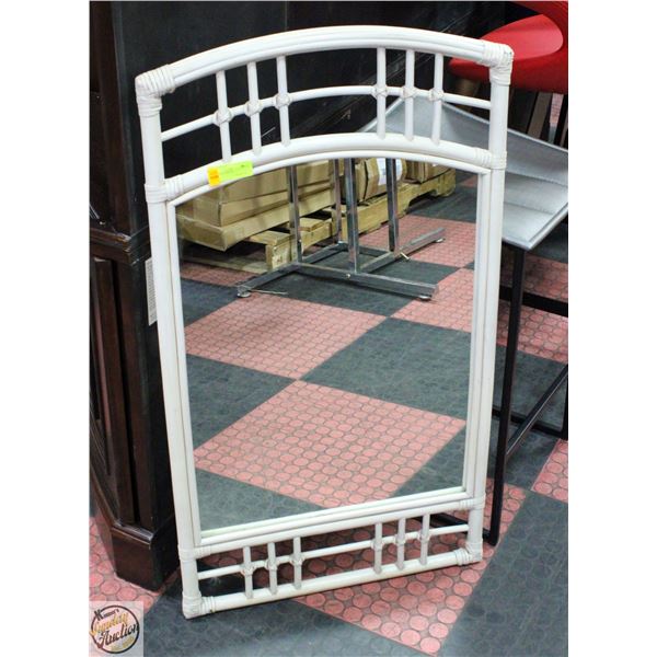 WHITE CANE MIRROR 22" X 40"