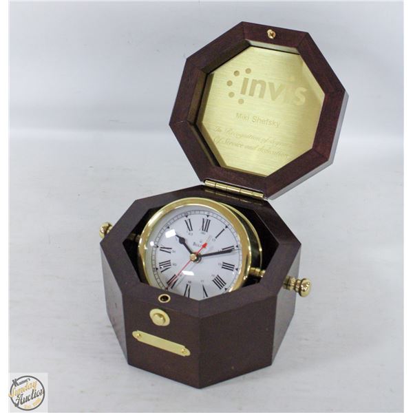 BULOVA QUARTERMASTER MARITIME CLOCK
