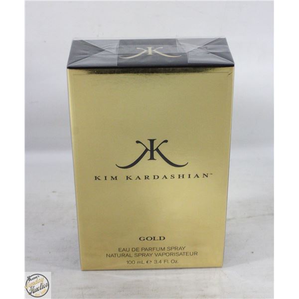 NEW WOMEN'S KIM KARDASHIAN GOLD 3.4 OZ