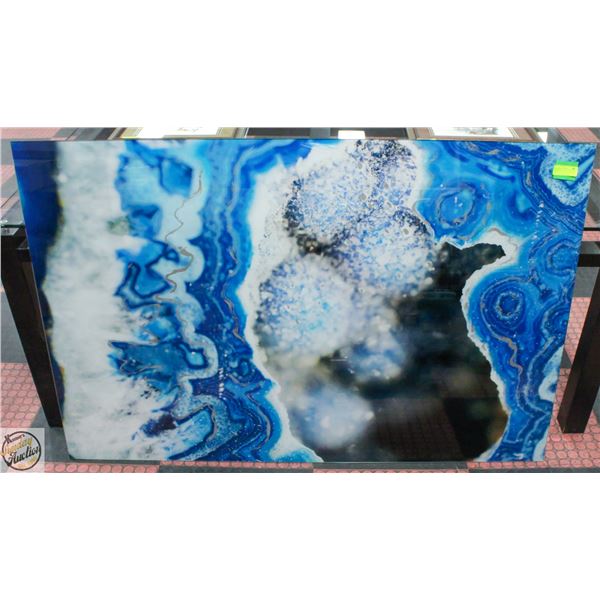 SHOWHOME FLOOR MODEL LARGE GLASS GEODE STYLE