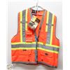 Image 1 : NEW WITH TAGS HI-VIZ MESH SURVEYORS VEST