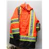 Image 1 : ORANGE HI-VIZ FLOURESCENT WORK KING SAFETY