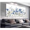 Image 1 : NEW ARTEWOODS ELEGANT FLOWERS CANVAS 60X120CM