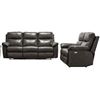 Image 1 : BRAND NEW ELECTRIC RECLINER SOFA AND LOVESEAT