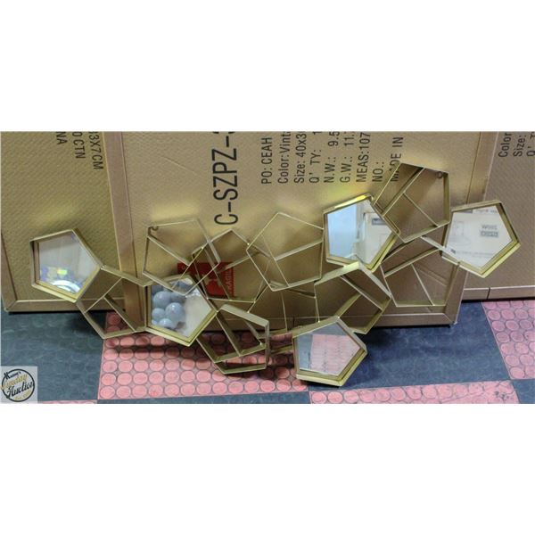 SHOWROOM FLOOR MODEL GOLD COLOURED