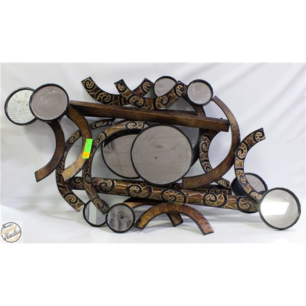 SHOW HOME FLOOR MODEL - 2 MATCHING METAL AND