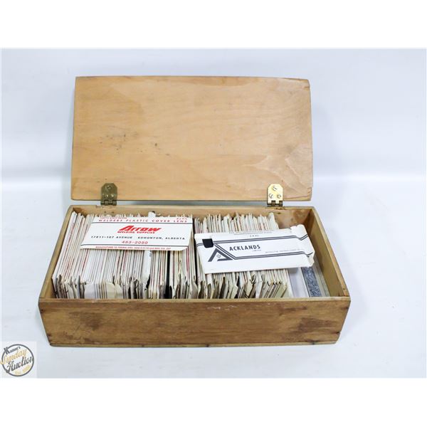 ESTATE BOX WITH ACKLANDS, ARROW