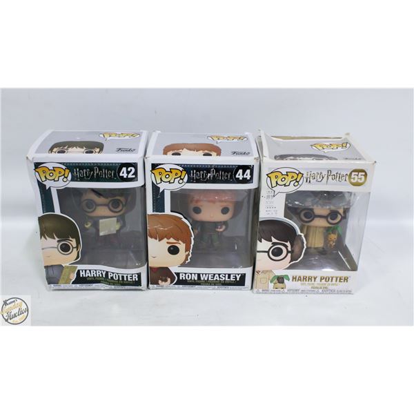 LOT OF 3 FUNKO POP HARRY POTTER
