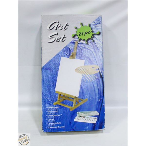 NEW IN BOX 21 PC ART SET
