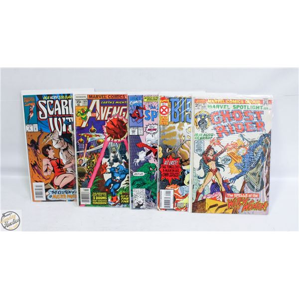 LOT OF 5 OLD COLLECTOR COMICS