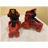 Image 2 : NEW WITH BOX MESUCA RED ROLLER SKATES SIZE 4