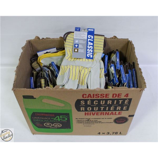 BOX OF NEW SIZE LARGE BDG CLASSIC GRAIN