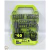 Image 1 : NEW RYOBI 40PC DRILL & IMPACT DRIVER SET
