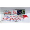 Image 1 : 9 COLLECTIBLE ALBERTA LICENCE PLATES