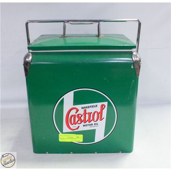 METAL CASTROL MOTOR OIL COOLER
