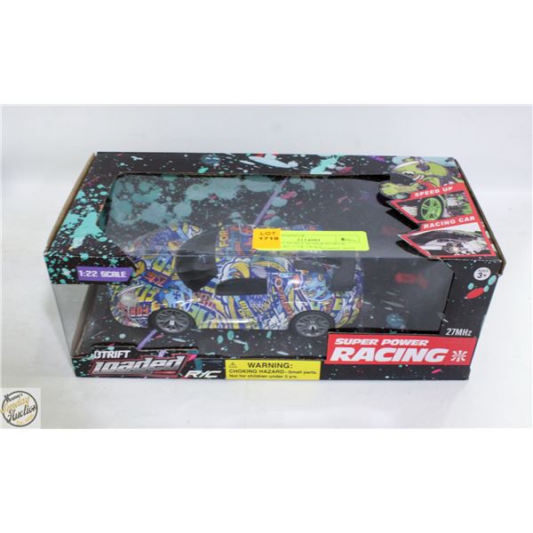 NEW 1:22 SCALE SUPER POWER RACING RC CAR TRIFT-
