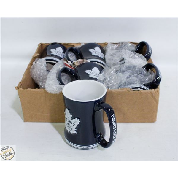6 NEW OFFICIAL TORONTO MAPLE LEAFS MUGS