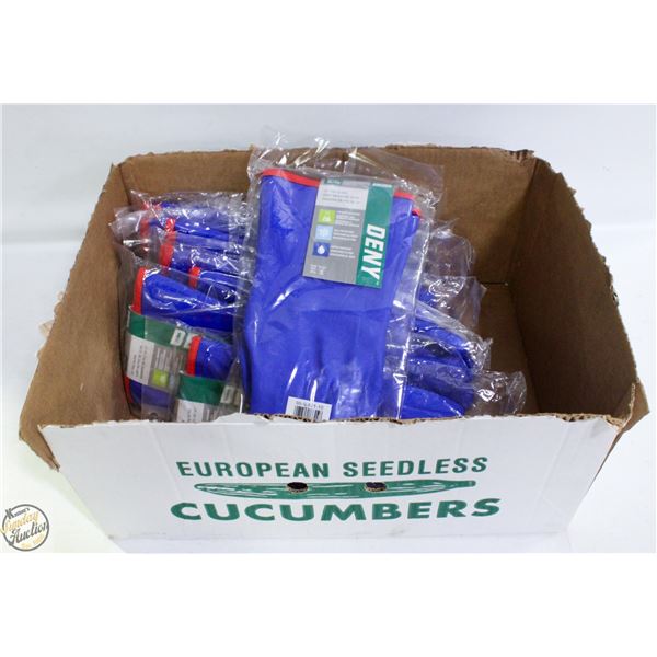 FLAT OF NEW DENY BDG SZ XL 12" PVC GLOVES